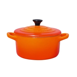 Le Creuset - Мини-кокотница 10см пламя / артикул   71901-10090   / GTIN 843251103515