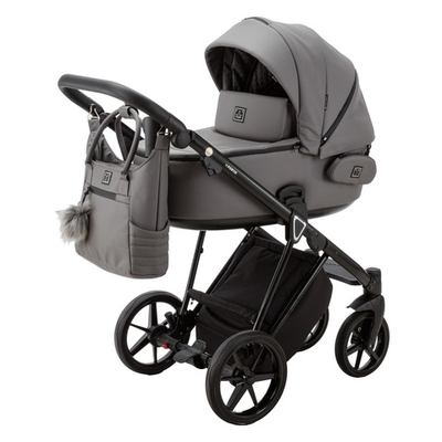 Детская коляска Adamex Porto Deluxe P-SA4 (2в1) (100% экокожа)