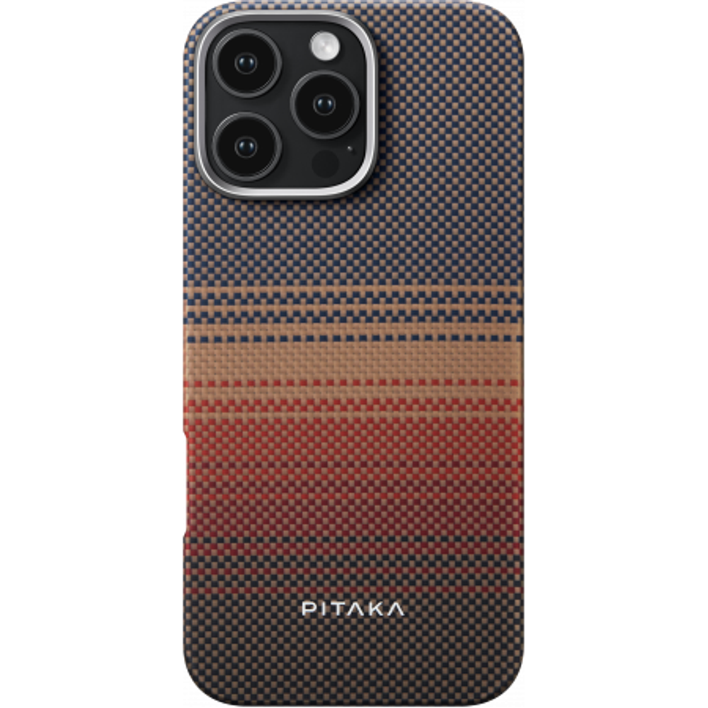 Чехол iPhone 16 Pro Max Pitaka Tactile Woven Case (Sunset)