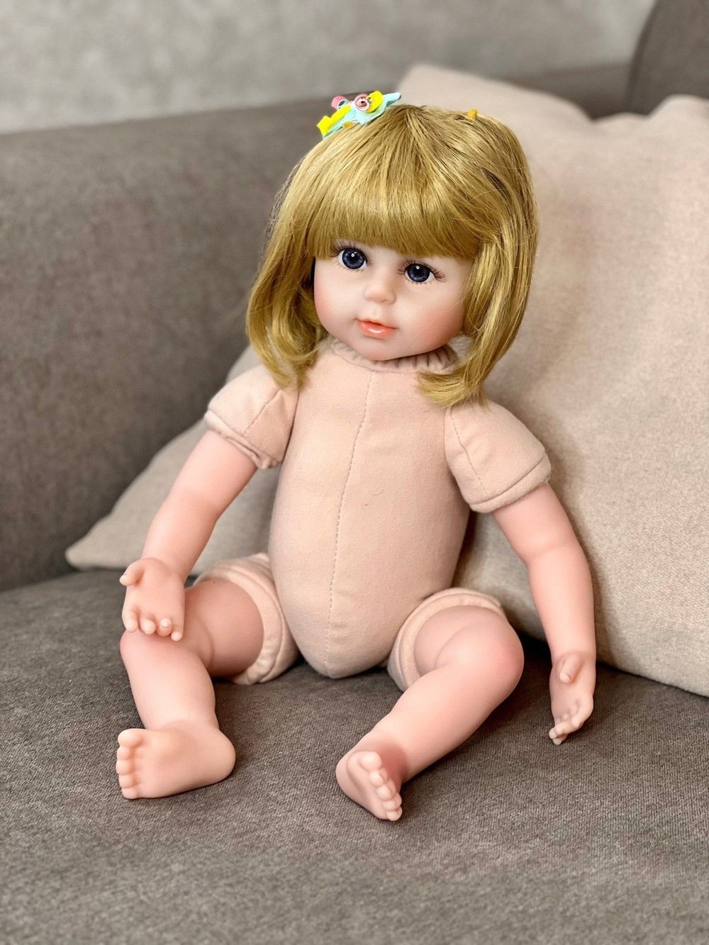 Кукла Реборн мягконабивная 48см в пакете (FA-075)