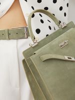 БАЗОВЫЙ РЕМЕНЬ ЗАМША ФИСТАШКОВЫЙ