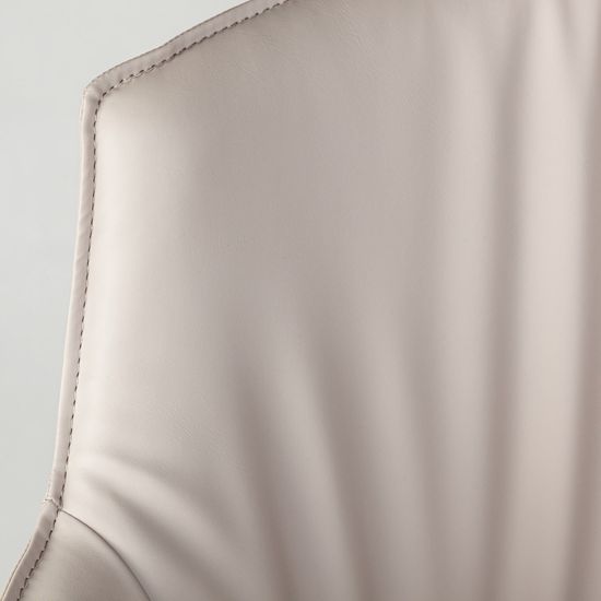 Полукресло крутящееся Sofia, экокожа soft-touch, серый