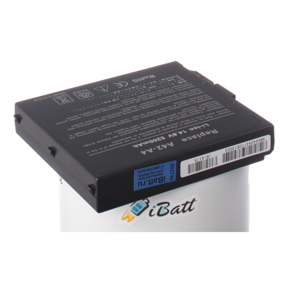 Аккумулятор iBatt 4400mAh, для A42-A4