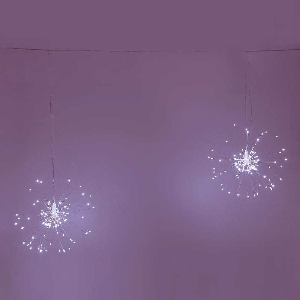 Гирлянда для дома БАХРОМА «Сфера» ш3м*в0,4/0,6м 500 ламп LED, 8 режимов, IP-40, Белый