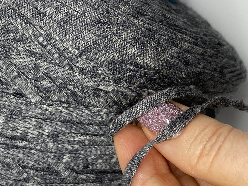 Пряжа на бобине для вязания (Италия) 100% ленточный хлопок 100г-150м 510 г