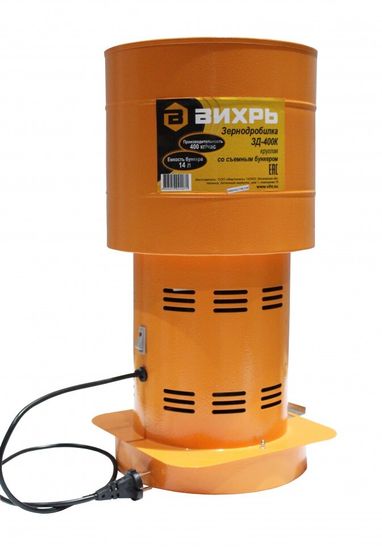 Зернодробилка "ВИХРЬ" ЗД-400К