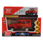 Модель ин. мет. "УАЗ Hunter. Спорт" 12см, двери, багаж, коробка HUNTER-S (Технопарк)