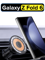 Чехол на заднюю крышку Samsung Galaxy Z Fold 6 WLONS Spirit Shield прозрачный, с MagSafe и металлической подставкой в блоке камеры