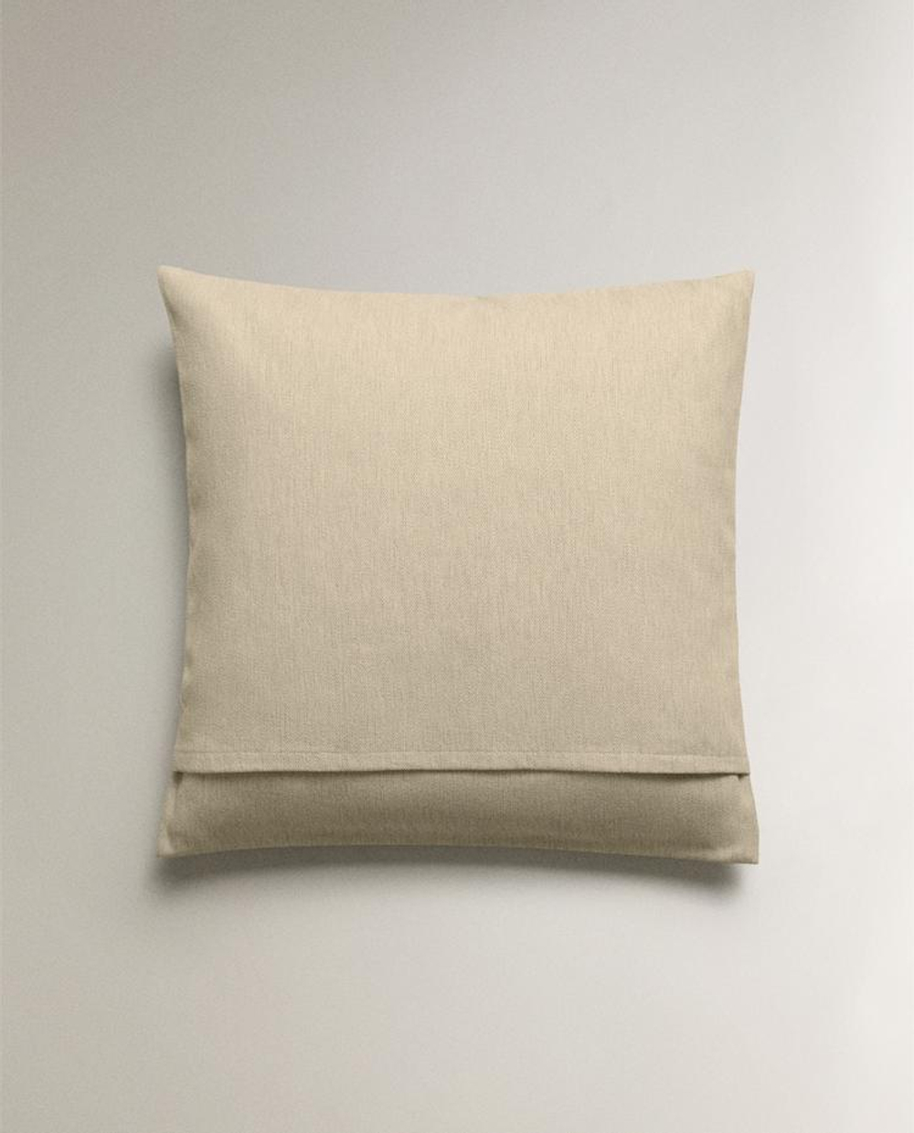 ZARA HOME ОДНОТОННАЯ НАВОЛОЧКА, СВЕТЛО-БЕЖЕВЫЙ