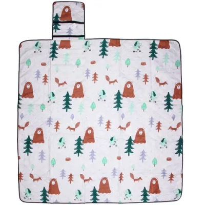 Коврик для пикника Лесные звери, 200*200 см