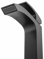 Смеситель для раковины высокий WONZON & WOGHAND FIT WW-88239009-MB черный матовый