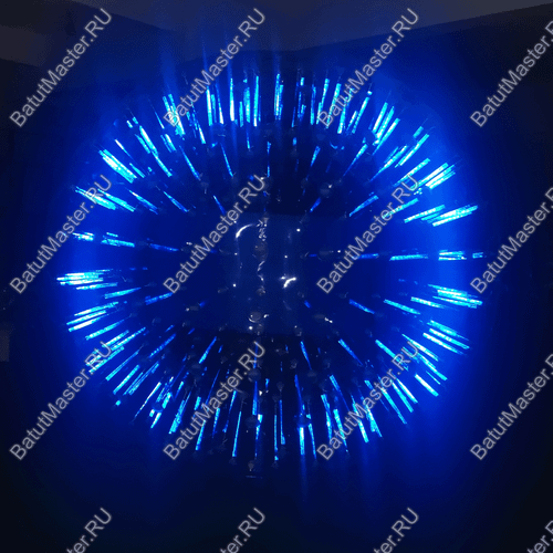 Светящийся зорб "Вселенная" ТПУ, диаметр 3 м, без сидений