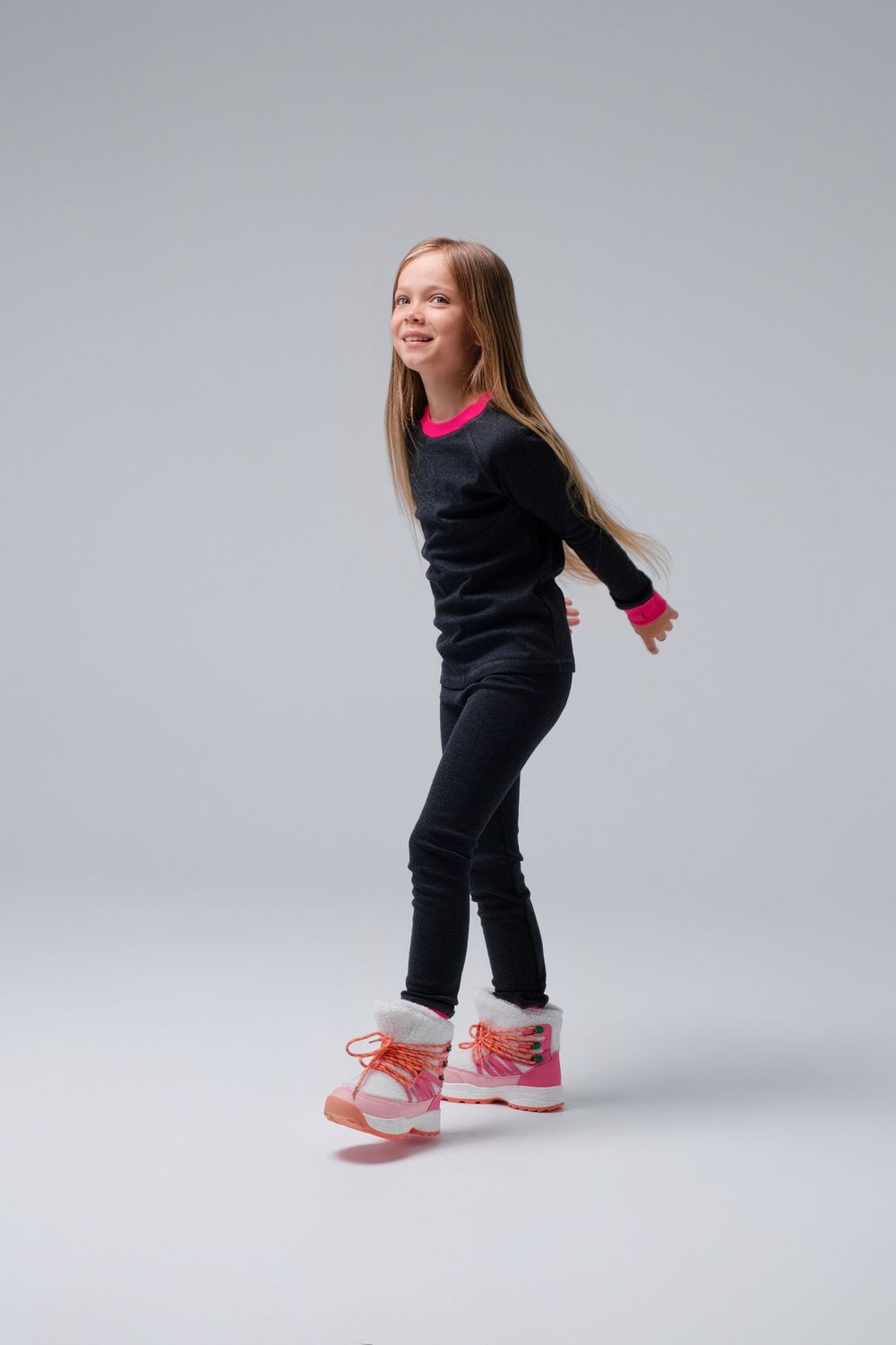 Термобелье (Графит/Фуксия)