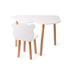 Стул детский Happy Baby MISHA CHAIR, белый