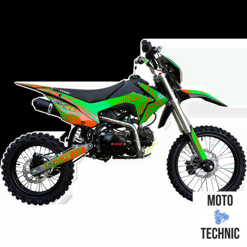 Питбайк BSE EX125 17/14 Green Orange Ant (020)