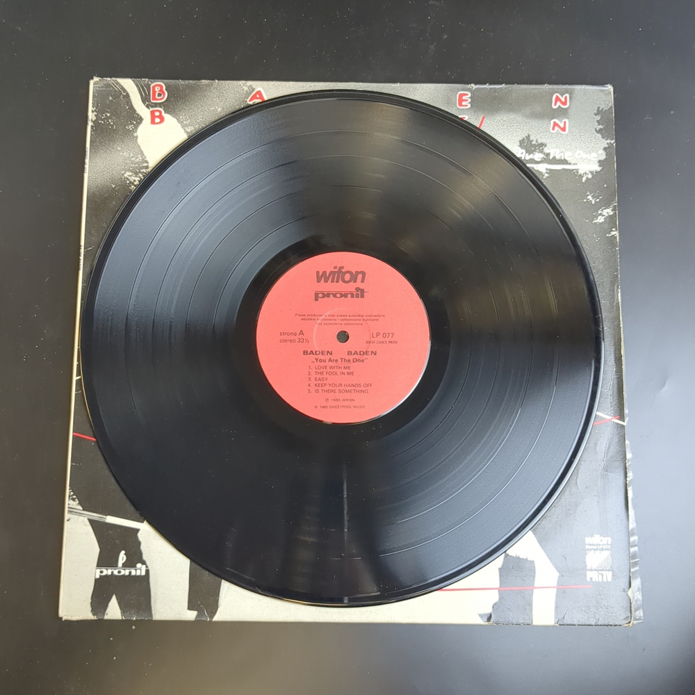 LP BADEN BADEN - You Are The One. Жанр: рок, поп. Виниловая пластинка 12 дюймов. WIFON Польша. 1985 год.