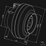 Вентилятор канальный ВКК-200 EC