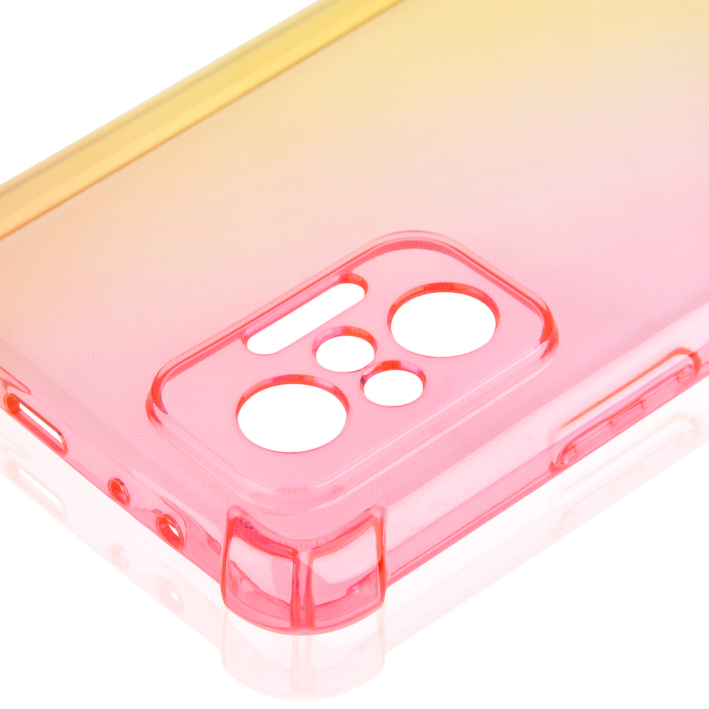 Чехол ROSCO для Xiaomi Redmi Note 10 Pro (арт. XM-RN10P-HARD-TPU-PINK-GOLD)