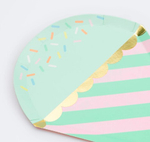 Тарелки "Мороженое" 8 шт. (26 х 16 см)