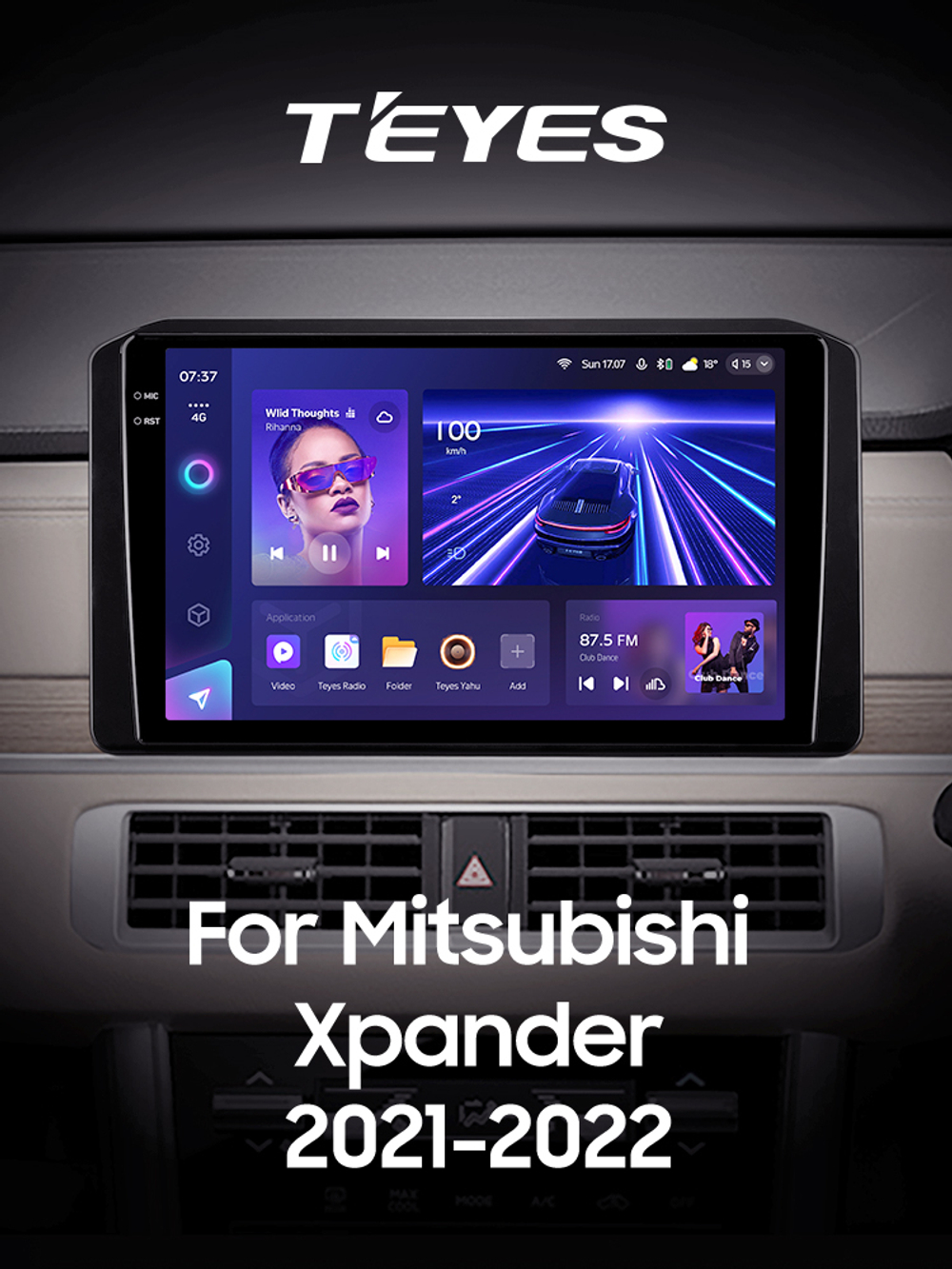 Teyes CC3 2K 10,2"для Mitsubishi Xpander 2021-2022 (прав)