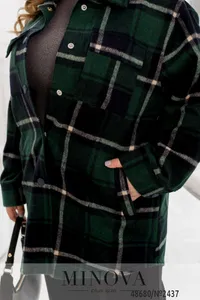 Кардиган 2437-темно-зеленый Minova