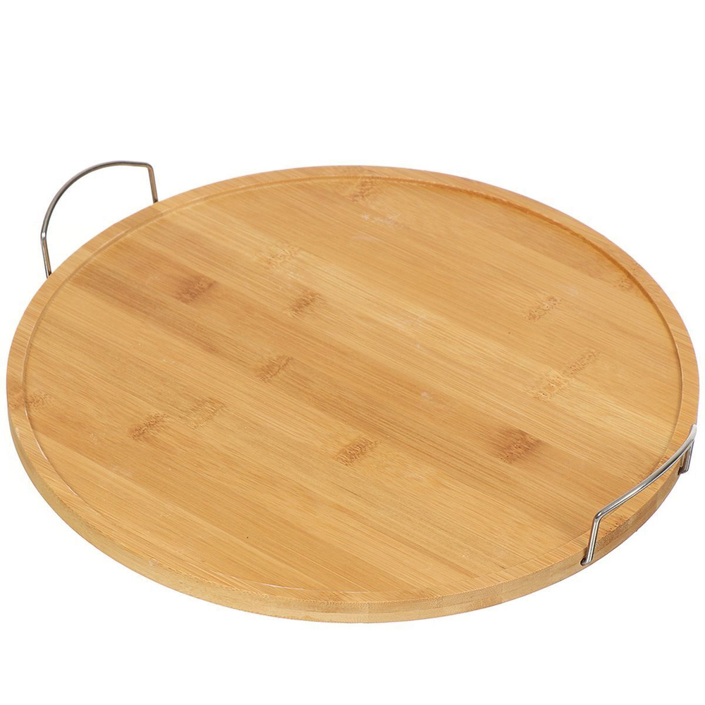 Менажница керам, 29х29х4.5 см, 240 мл, 7 секц, бамбуковая подст, Y4-3606