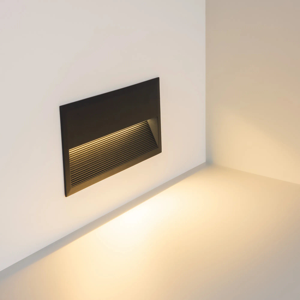 Светильник встраиваемый LTD-RIBONIK-S271x136-10W Warm3000 (Черный, 50 deg, 230V) (Arlight, IP65 Металл, 5 лет) 062917