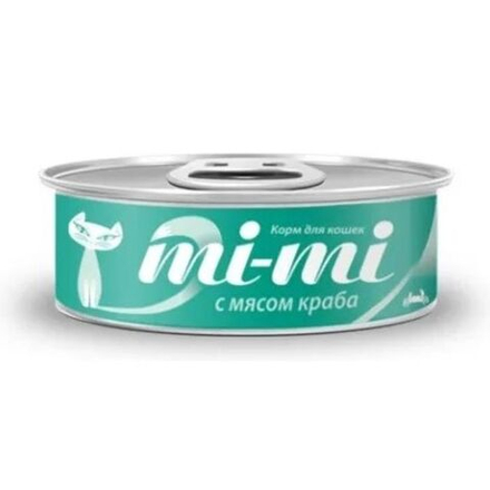 Консервы MI-MI для кошек и котят с мясом краба - 80 гр