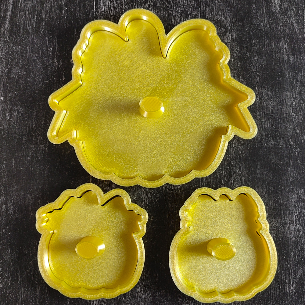 Штамп-тыква №3. Набор 3 шт.