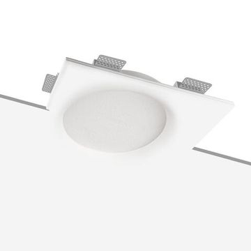 Гипсовый встраиваемый светильник под покраску LED 18W 3000К 10354/600 белый Galaxy LOFT IT