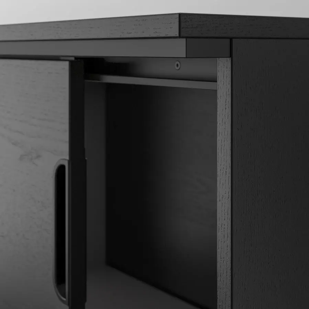 Комбинация с раздвижными дверями - IKEA GALANT/ГАЛАНТ ИКЕА, 120х45х320 см, черный