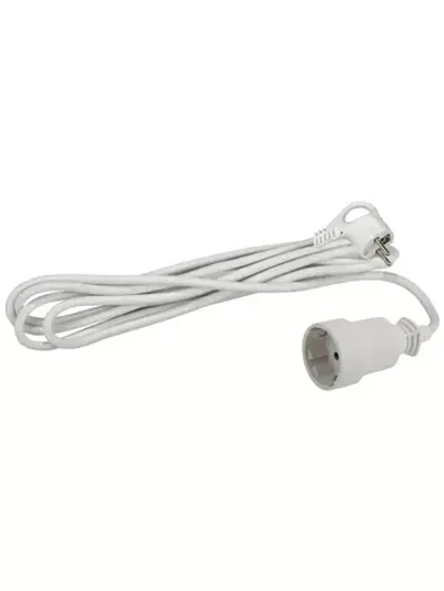 Удлинитель сетевой электрический с заземлением UX-1е-3m ЭРА / Сетевой фильтр 1 розетка, 3м, 10А, 3x0,75мм2