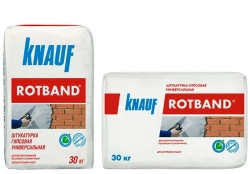Штукатурка гипсовая KNAUF Rotband, белая, 30кг / Штукатурка гипсовая Кнауф Ротбанд белый 30кг