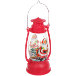 Сувенир с подсветкой «Лампа - Дед Мороз» 6*6*13 см, Красный