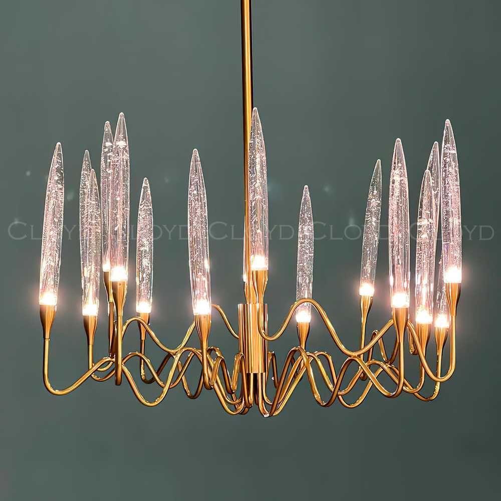 Люстра Cloyd ZOAR C16 / Ø70 см - латунь (арт.10765)