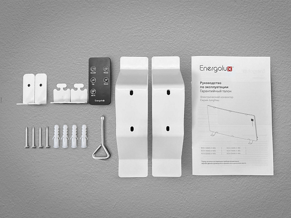 Конвектор со стеклокерамической панелью Energolux Jungfrau EECH-1500E-J1-BG