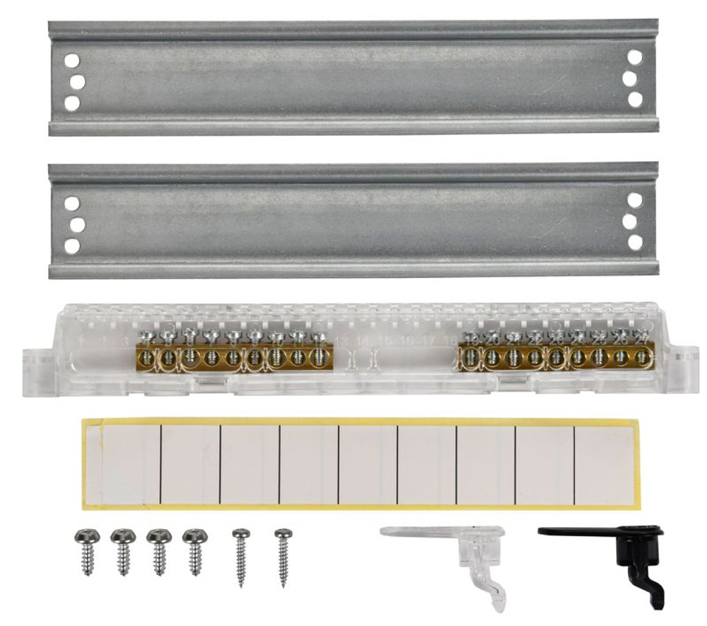 Корпус ЩРН-П-18 UNION Compact IP41 черн. прозр. дверь пластик. IEK UIC-KP12-N-18-41-K01
