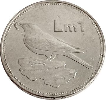 1 лира 1995 Мальта
