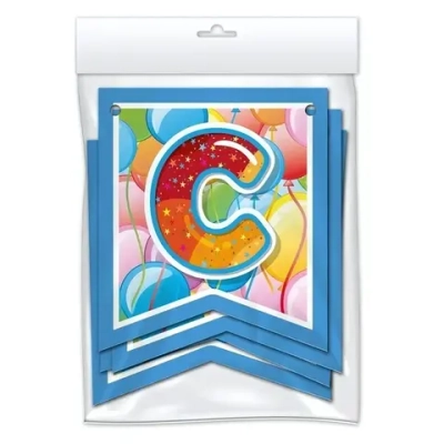 Гирлянда поздравительная «С Днем рождения!» Шары