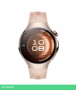 Умные часы Huawei Watch 5 42mm LTE Sand Gold 904L Stainless Steel Case Beige Composite Strap SOC-AL00 (55020EVQ)