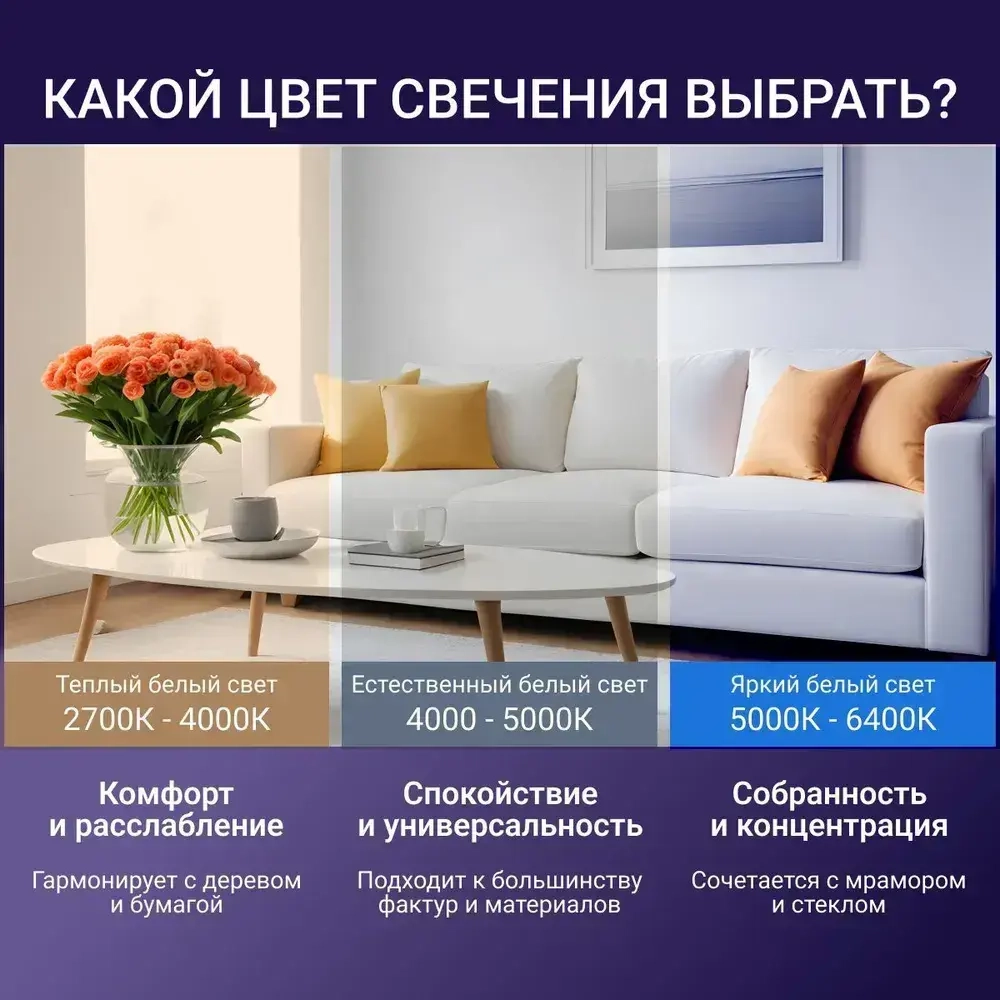 Лампочка светодиодная E27, PREMIUM груша, дневной белый свет, 10Вт 1 шт