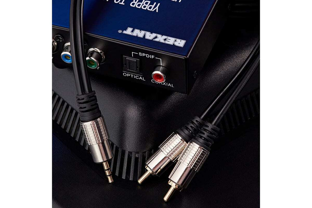 Шнур REXANT Стерео 3,5 мм - 2 RCA, длина 1,5 метра 17-4222
