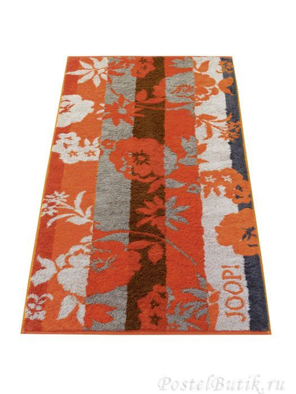 Махровое полотенце Shades  Floral 1613 оранжевое от Joop! - Cawo Германия