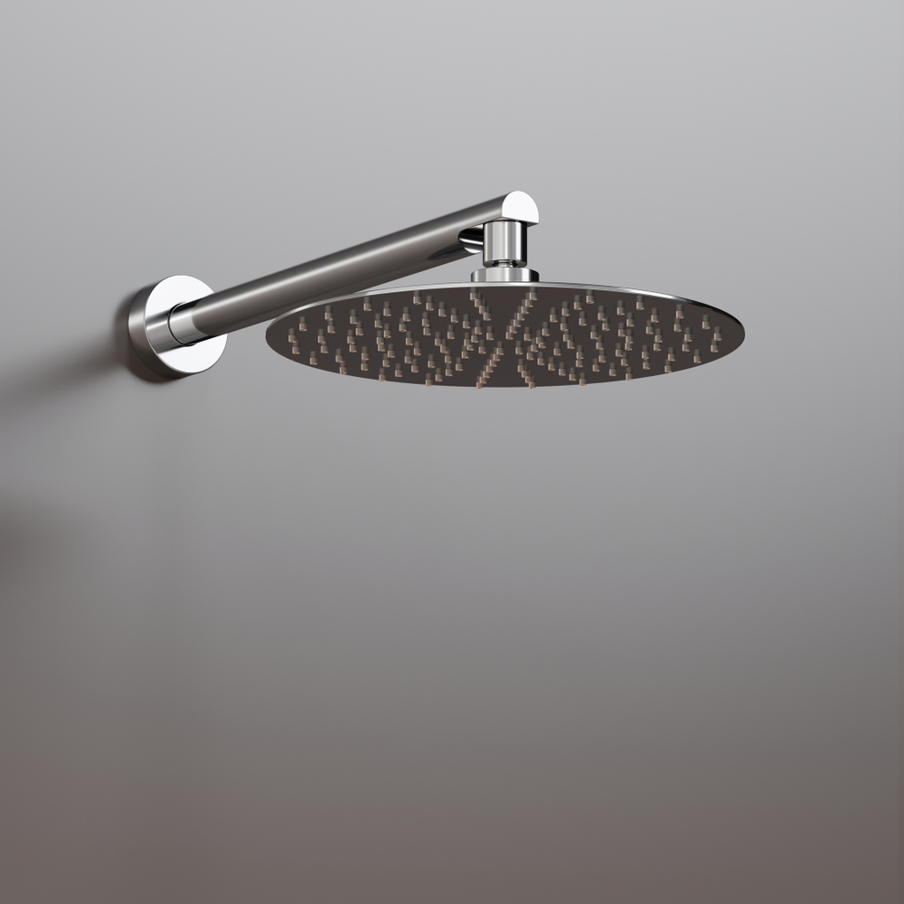 Верхний душ STURM Nebula круглая d=400 мм с настенным кронштейном d=25 мм и длиной 330 мм, хром ST-NEB-115134-CR