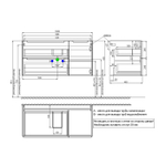 Тумба подвесная IDDIS Edifice, 100 см, светло-серый, EDI10L0i95