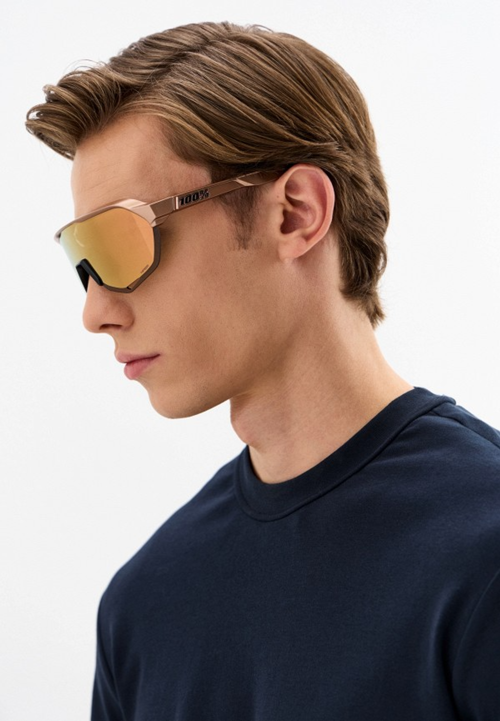 Спортивные очки 100% S2 / Matte Copper Chromium / HiPER Copper Mirror Lens