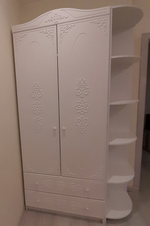 Стеллаж угловой СДУ 370.1 Белый