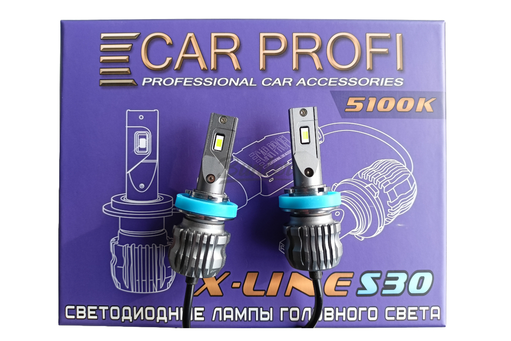Светодиодный головной свет CP-S30 H11 CSP