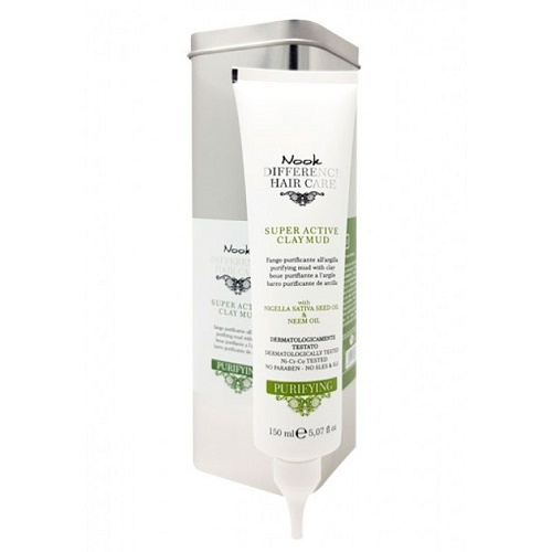 Активная очищающая глина супер для кожи головы PH 6.2 Nook Difference Hair Care Purifying Clay Mud  150мл