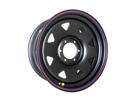 Диск колесный стальной штампованный ORW 19B, 6x139.7, 18x8, ET+15, ЦО 110, черный